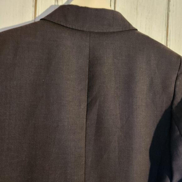 Anne klein Vtg gray blazer sz 4 - Picture 7 of 10